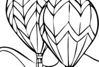 hot air balloon coloring page hot air balloon coloring page