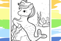 mermicorn coloring page