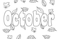 october color page october color page