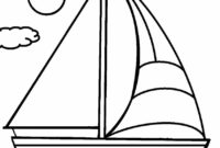sailboat coloring pages
