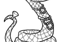 pictures of snakes to color