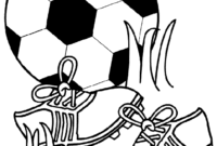 coloring page soccer