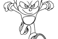 sonic the hedgehog movie coloring pages