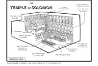 solomon 039 s temple coloring page