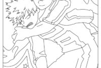 todoroki coloring page