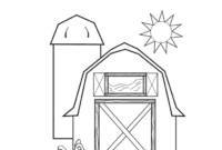 barn coloring pages barn coloring pages