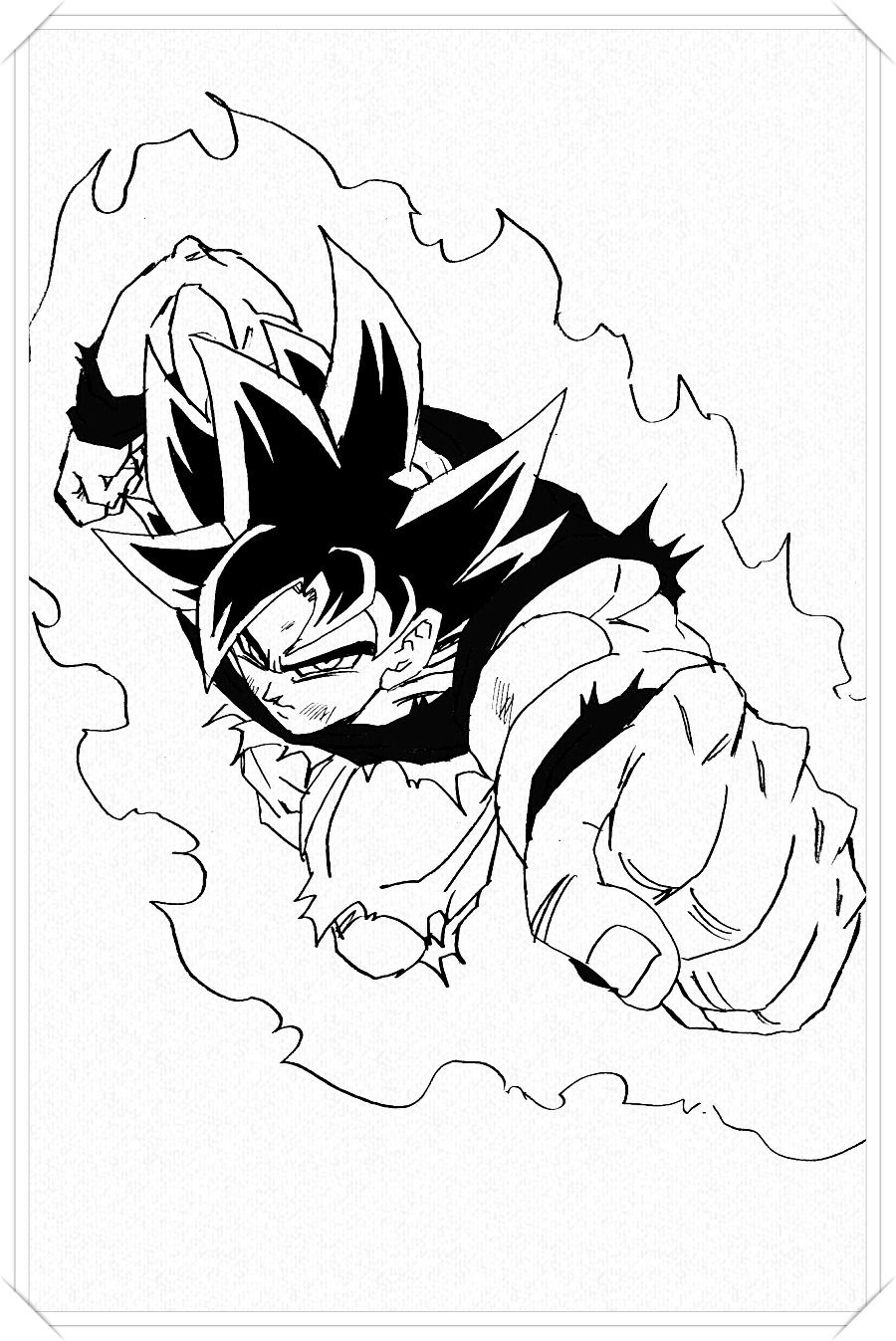 √ 100 Mais Goku Para Colorear Ultra Instinto – imagenes de goku para