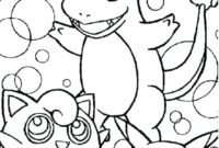 charmander coloring page