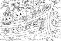noah 039 s ark coloring page free