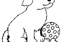 coloriage chien a imprimer gratuit