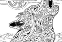 coloriage mandala loup a imprimer coloriage mandala loup a imprimer