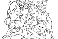 seven dwarfs coloring pages seven dwarfs coloring pages
