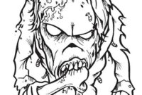 creepy halloween coloring pages creepy halloween coloring pages