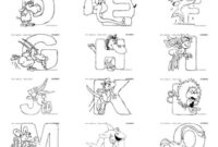 animal alphabet coloring pages animal alphabet coloring pages
