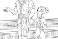 raya and the last dragon coloring page