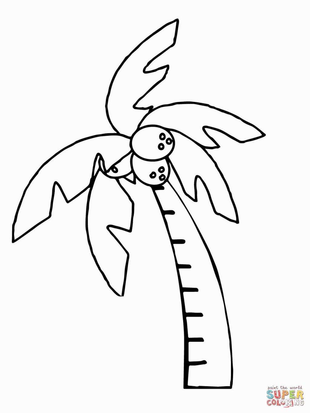 Coloring Pages Of Palm Trees - Coloring Home