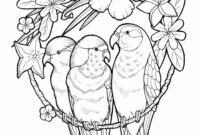 coloriage mandala oiseaux gratuit
