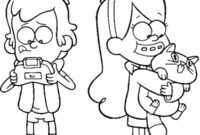 gravity falls coloring pages gravity falls coloring pages