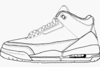 jordan 5 coloring page