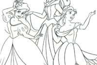 disney princess coloring printables