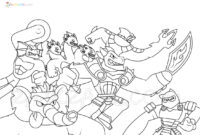 goo jit zu coloring page goo jit zu coloring page