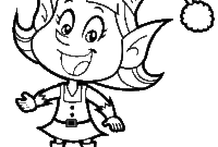 free printable elf coloring pages free printable elf coloring pages
