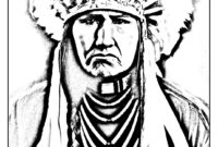 coloring pages native american