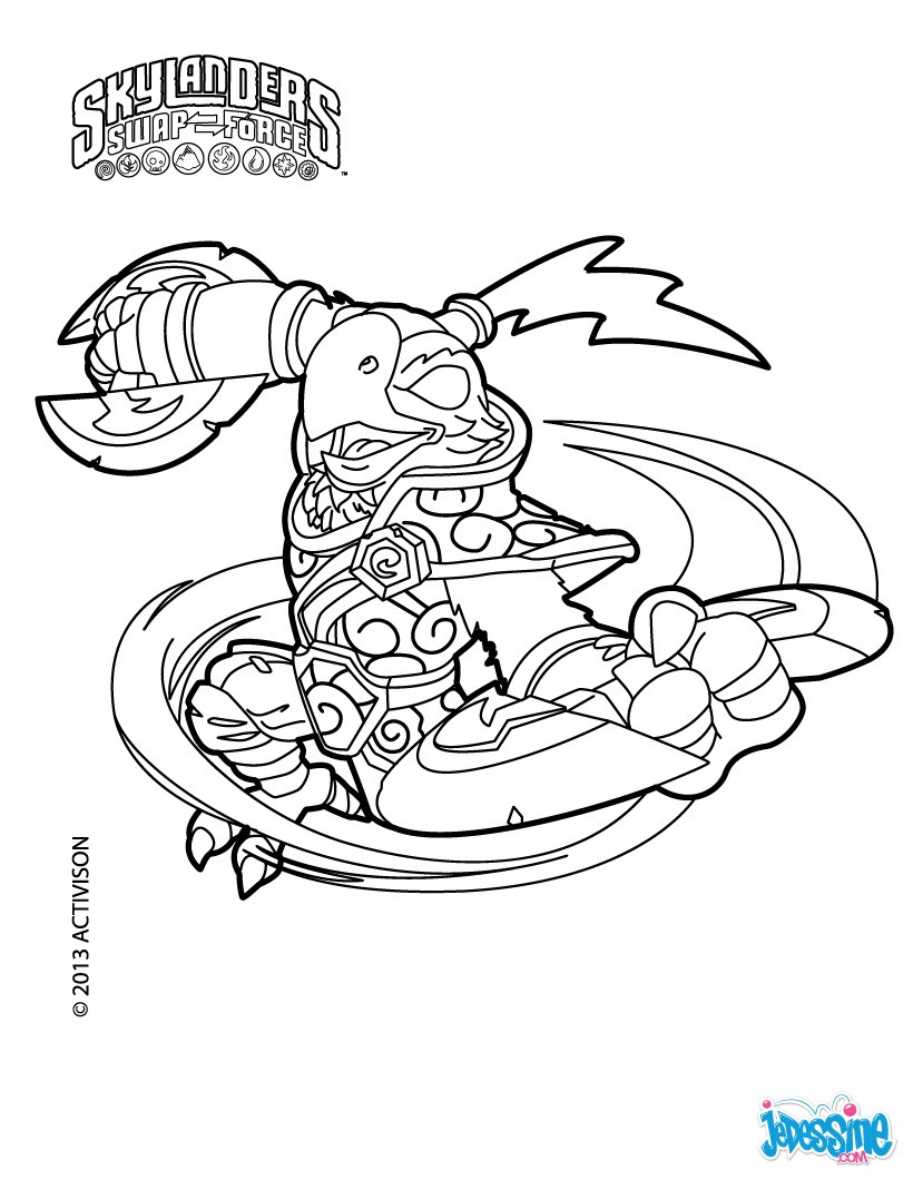 Coloriage skylanders swap force - Imagui