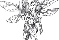 gothic fairy coloring pages