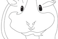 coloring pages of guinea pigs coloring pages of guinea pigs
