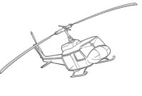helicopter coloring pages