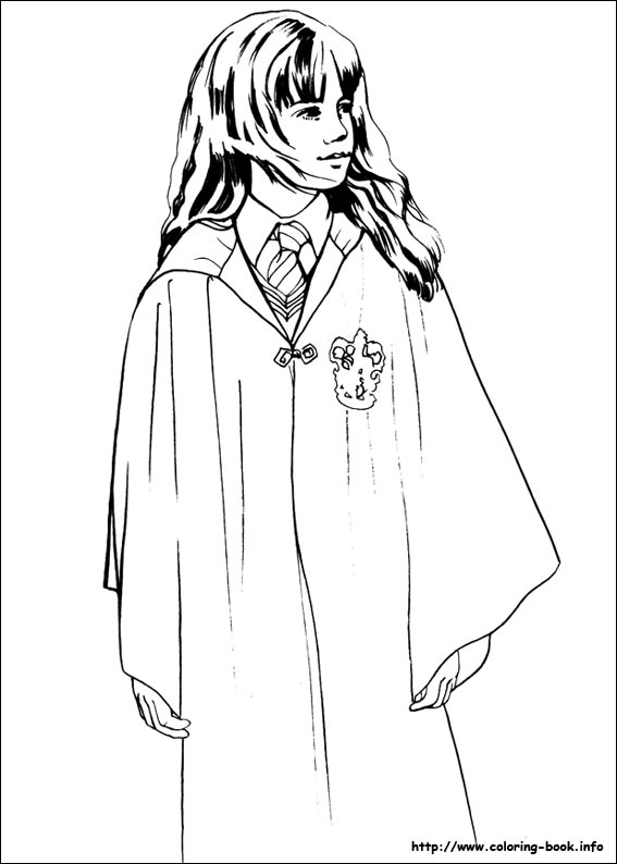 Hermione Granger Coloring Pages at GetColorings.com | Free printable