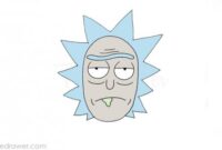 rick and morty drawings easy