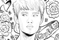 kpop coloring pages