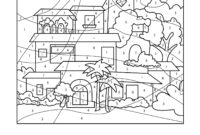 encanto house coloring pages encanto house coloring pages
