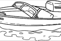 speed boat coloring page speed boat coloring page