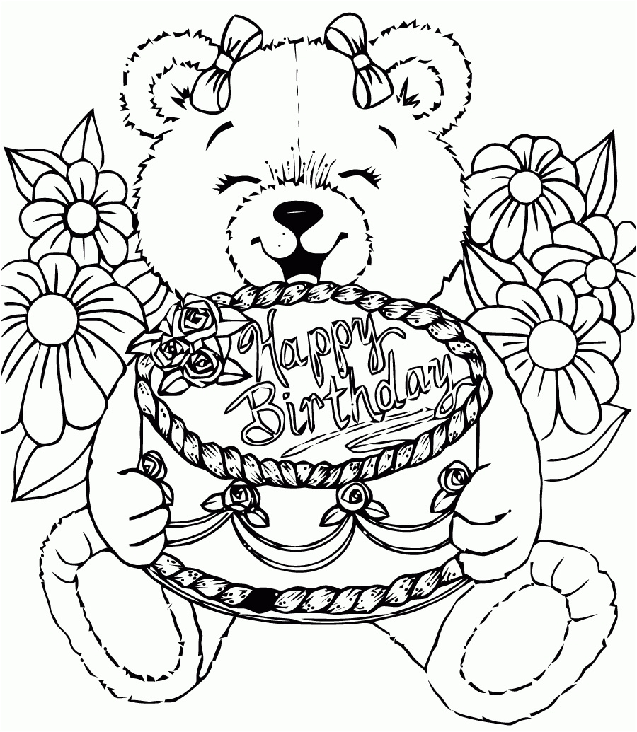 14 Fantastique Joyeux Anniversaire Mamie Coloriage Pictures - COLORIAGE