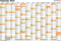 kalendervorlagen 2015 kostenlos