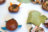 tiere aus kastanien basteln