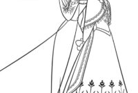 coloriage reine des neiges gratuit en ligne