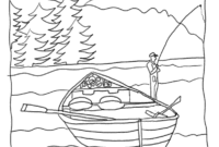 lake coloring pages