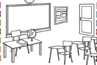 classroom coloring sheet
