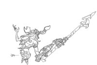 breath of the wild coloring pages breath of the wild coloring pages