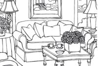 inside house coloring page