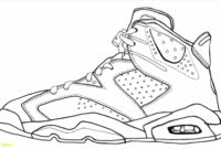 coloring pages nike shoes