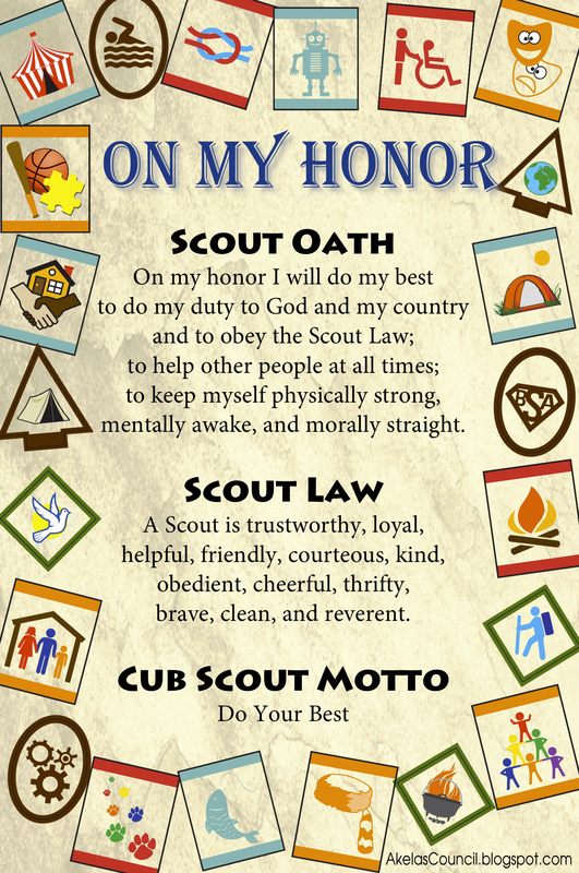 Free Printable Cub Scout Oath And Law - Printable Templates