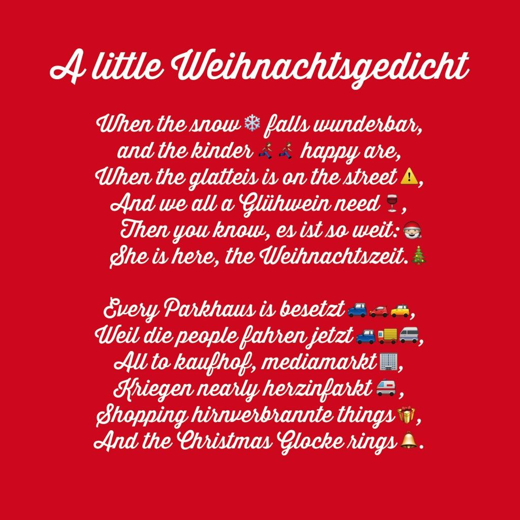 Lustige Und Kurze Weihnachtsgedichte - kinderbilder.download