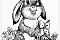 bunny coloring pages for adults
