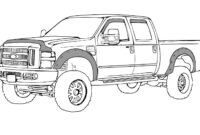 ram truck coloring pages
