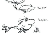 one fish two fish red fish blue fish coloring page one fish two fish red fish blue fish coloring page